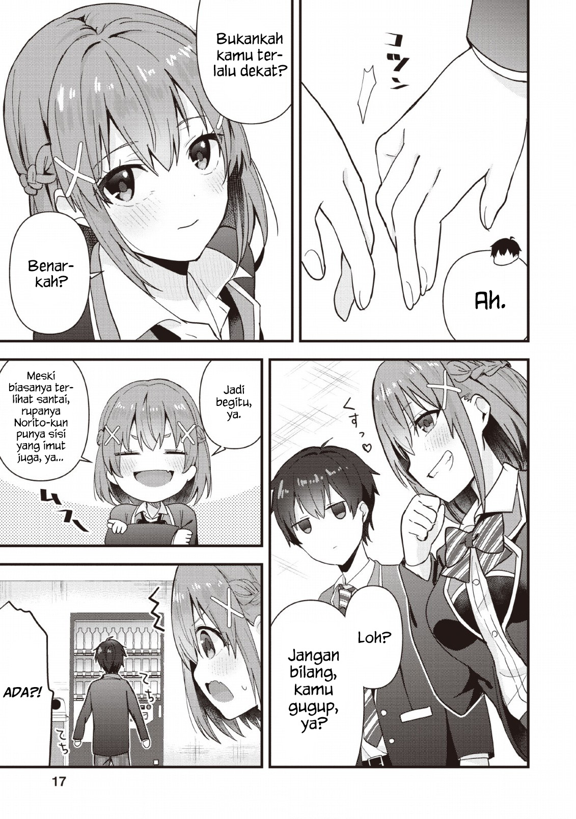 The Cute Girl Sitting Next to Me Is Trying to Make Me Fall in Love With Her as a Way to Ridicule Me, but the Tables Were Turned on Her Before She Knew It Chapter 01 Gambar 17